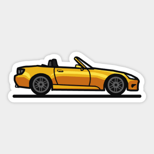 Honda S2000 S2K Yellow Sticker